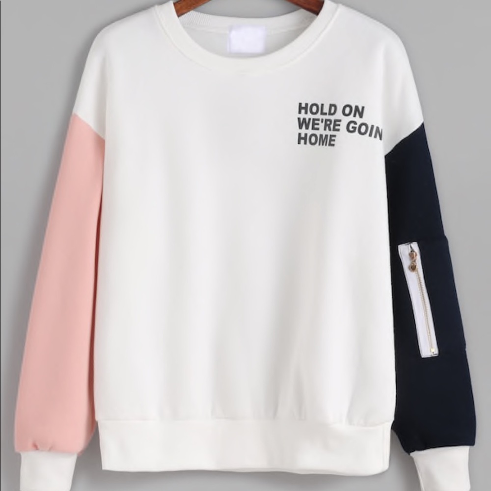 Color block sweater